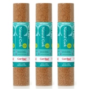 Con-Tact Brand Adhesive Cork Roll, 12in x 4ft, PK3 KIT04F12642006